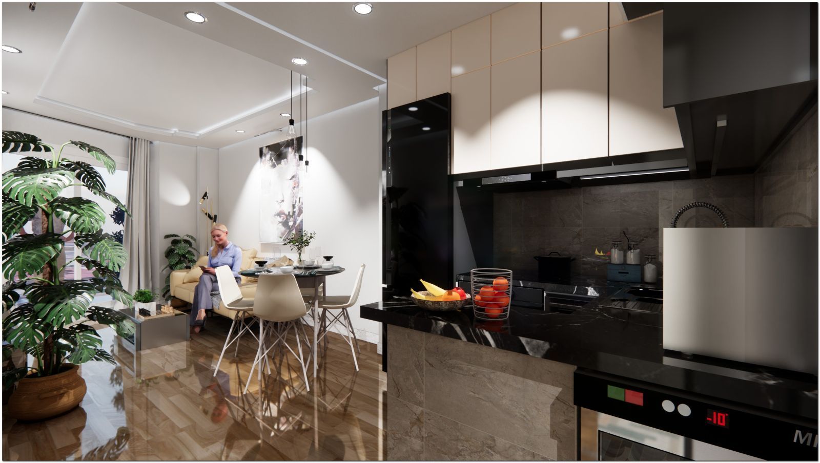 04 modern open plan kitchen